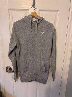 Gymshark Men’s Heather Gray Pullover Hoodie